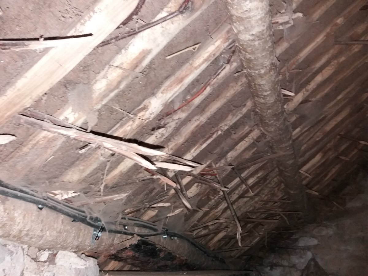 thatchertaggart's tweet image. Another fine example of an authentic #Scraw Sod underlay below #Thatch @folkparkomagh @citbni @ufm_cultra @UlsterMuseum #HEDNI should pay your cottage a visit to see what real Irish built heritage looks like instead of the Hedge Hog recreations they're show casing @HeritageFundUK