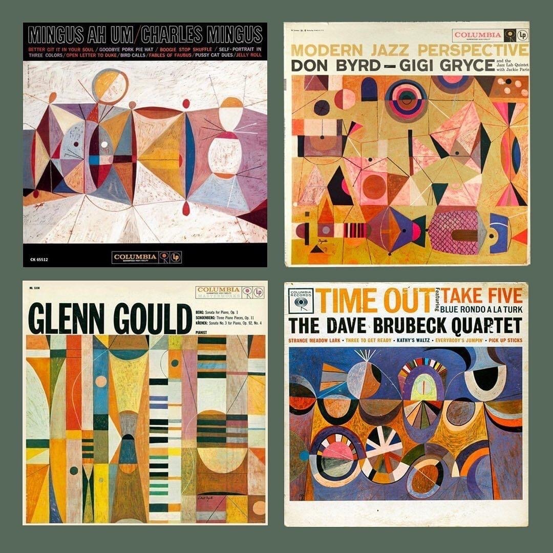 stimat81's tweet photo. Jazz (and classical) album cover arts by Japanese American graphic designer Sadamitsu Neil Fujita. He was the head designer for Columbia Records. https://t.co/HM8Rq43281