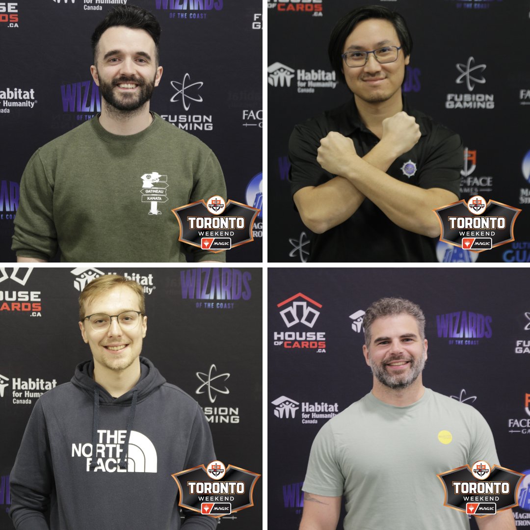 FaceToFaceGames's tweet photo. Four players remain before we determine the champion! All four players are playing a version of Arclight Phoenix
#mtg #F2FYYZ @PlayMTG https://t.co/zEe8MQDpWi