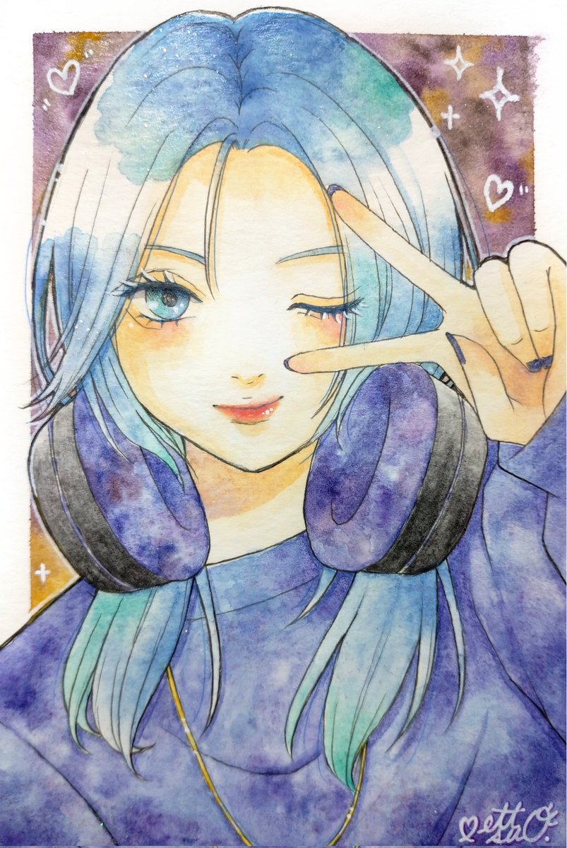 「#透明水彩 #アナログ絵 」|めっつぉのイラスト