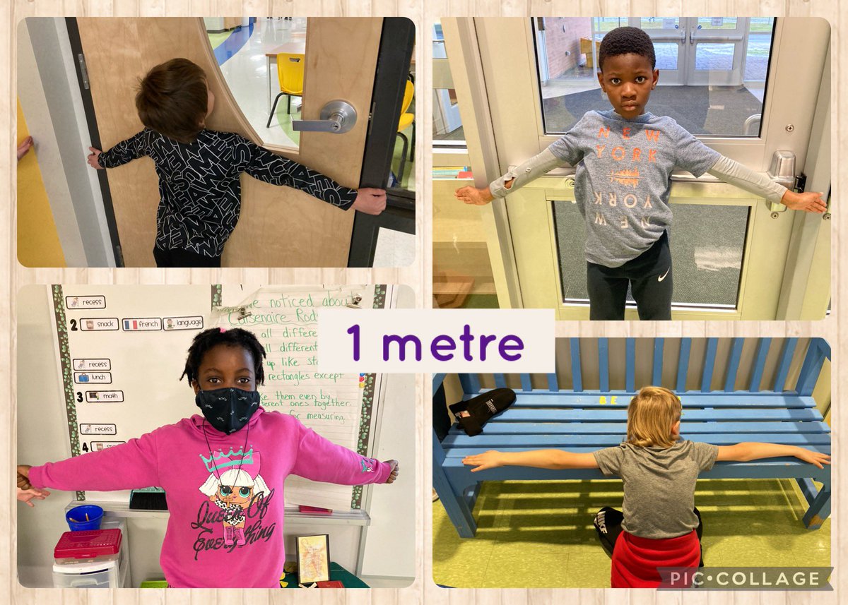 Moving on from non-standard to standard units of measurement: the class had so much fun using benchmarks to search for items around the school measuring about 1 centimetre or 1 metre!