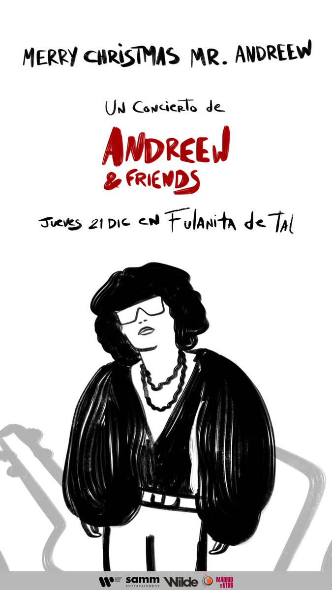 andreewofficial's tweet photo. No podría cerrar mi año de otra forma. MADRID NOS VEMOS ESTE 21/12 a las 21h 🎹🎶 en un concierto muy especial… #musicaenvivo #madrid #andreew @FulanitaDeTal__ @madridenvivo 

https://t.co/SfFP43gsDz https://t.co/rE47RbeD36