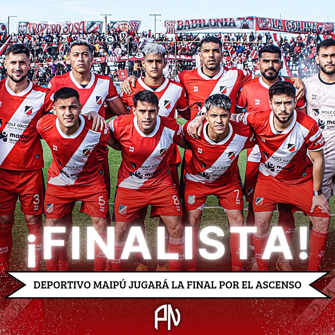 Primeranaciona's tweet photo. 🔴🌟 Deportivo Maipú es 𝗙𝗜𝗡𝗔𝗟𝗜𝗦𝗧𝗔 del Reducido por el segundo ascenso a Primera División. https://t.co/zoxKfeJ1eb