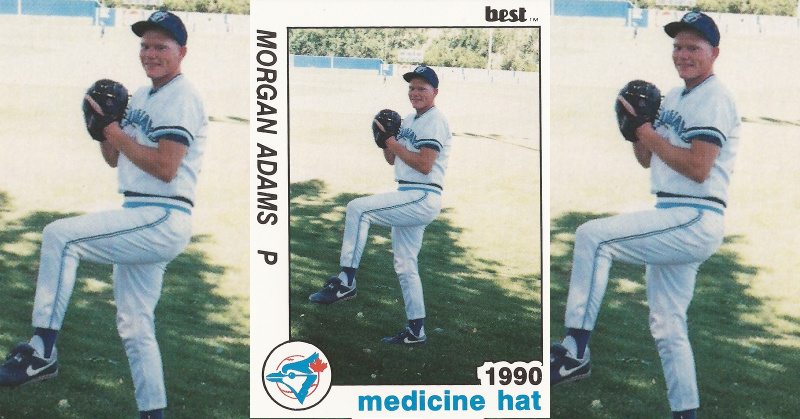 Morgan Adams had slow start in HS game; Saw 13 pro outings | Active 1990 greatest21days.com/2017/01/morgan… #BlueJays