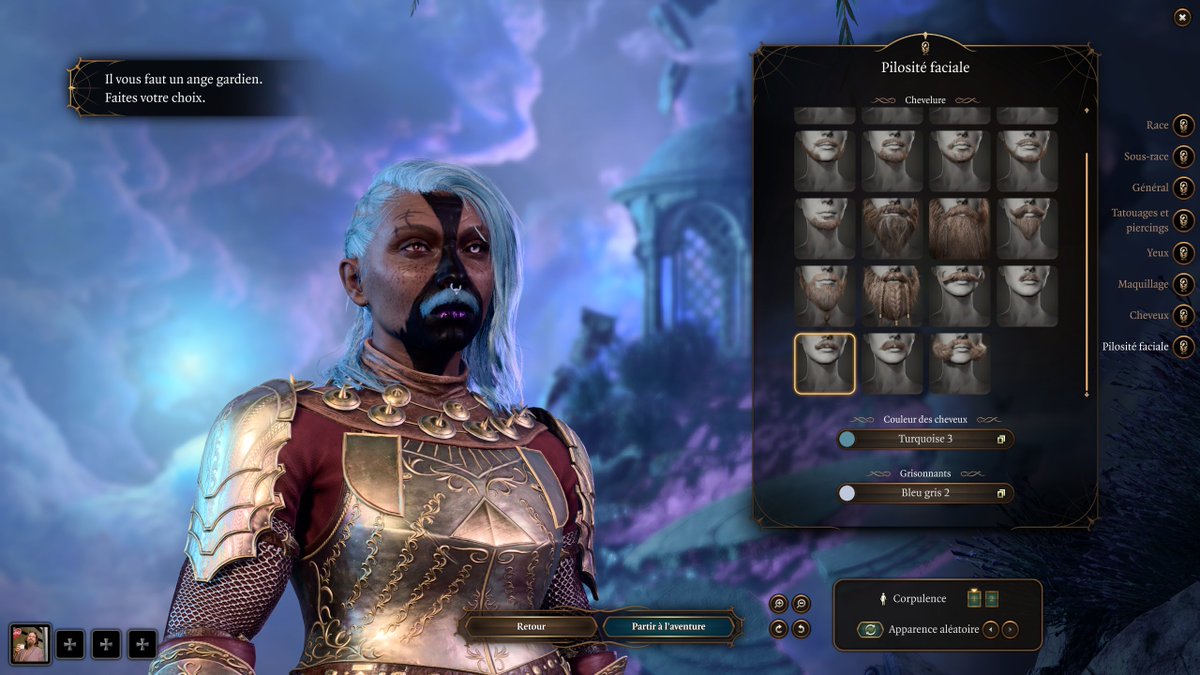 G4meMasterclass's tweet image. Deuxième run #baldursgate. Je me venge un peu sur l&apos;ange gardien ce coup ci. J&apos;ai mis random. Regardez moi cette merveille !