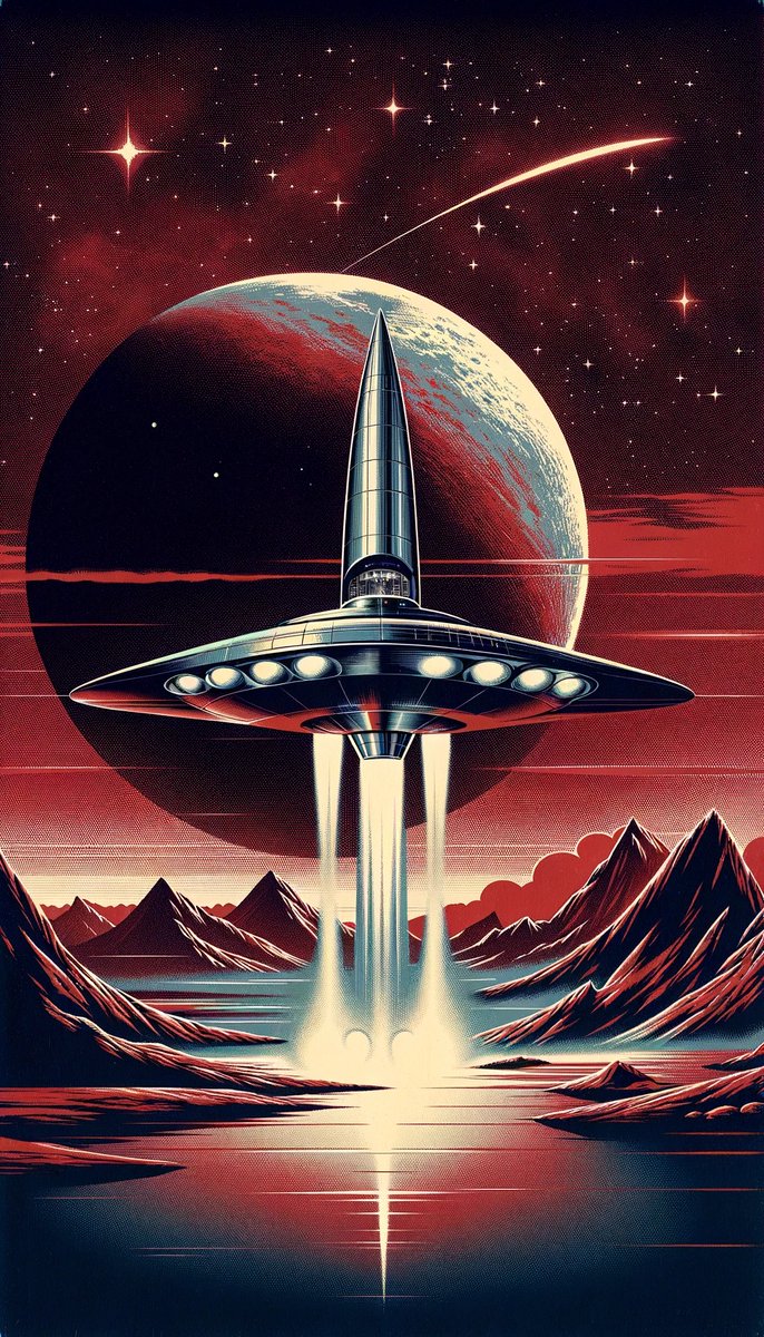 SpaceAge42's tweet photo. 🚀 "用我们的‘SpaceAge42’图片，沉浸在宇宙的浩瀚之中！这些图片是梦想家、探险者和科技爱好者的理想选择，捕捉了太空探索和旅行的精髓。🌌#太空时代42 #宇宙 #星系 #外星人 #太空前沿 #宇宙飞船 #星云艺术 #外太空 #星际飞船 #行星发现 #太空创新 #外星生命 #深空探索 #银河 #未来世界 #科幻梦想 https://t.co/uaQybXwBnW