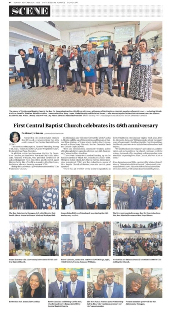 45 year serving the community