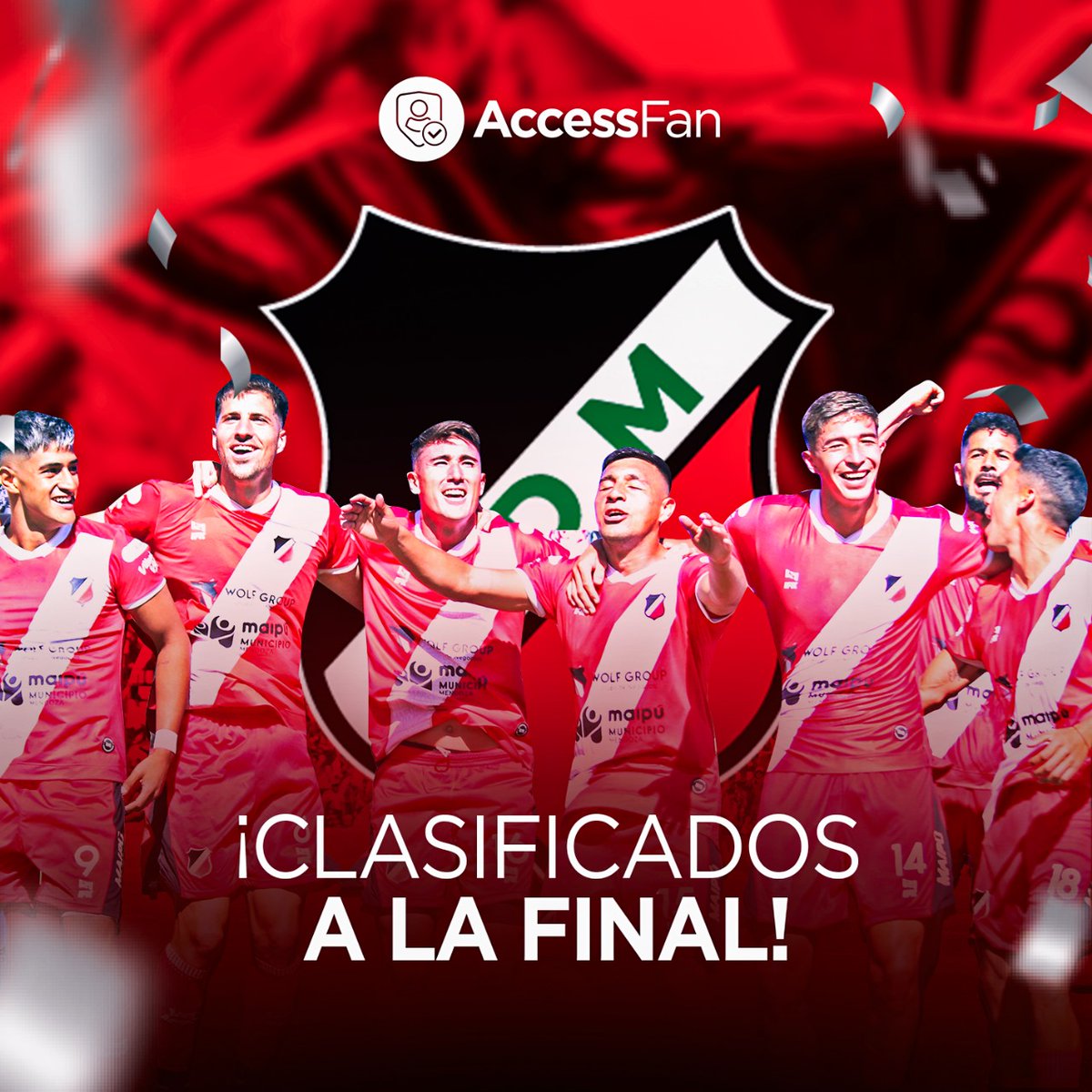 Lucharemos hasta el final!!!!

Dale Cruzado!!! 
Y si.. siempre ROJO ❤️

#SomosMaipu ⚫⚪🔴