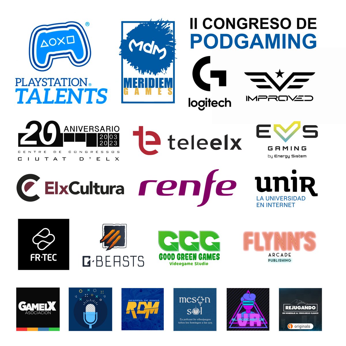 Aún estoy abrumado por las muestras de cariño que estamos recibiendo desde ayer, literalmente no me da tiempo a leer todos los tuits.

El evento fue posible en gran parte por los patrocinadores que tanto ayudaron, etiquetadles y que les llegue también el cariño a ellos: