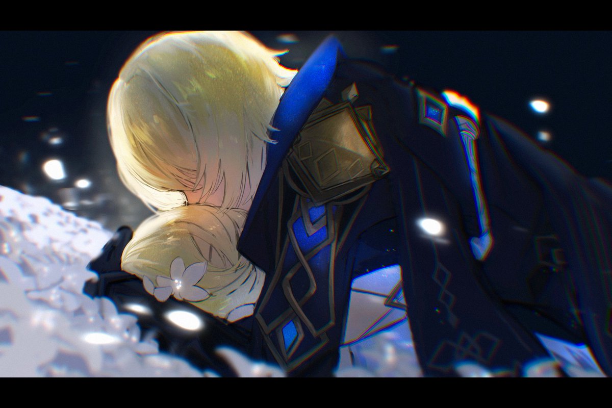 Kiss me once.
#Genshin #GENSHINIMPACT #Dainslumi #戴荧 #Dainsleif #Lumine