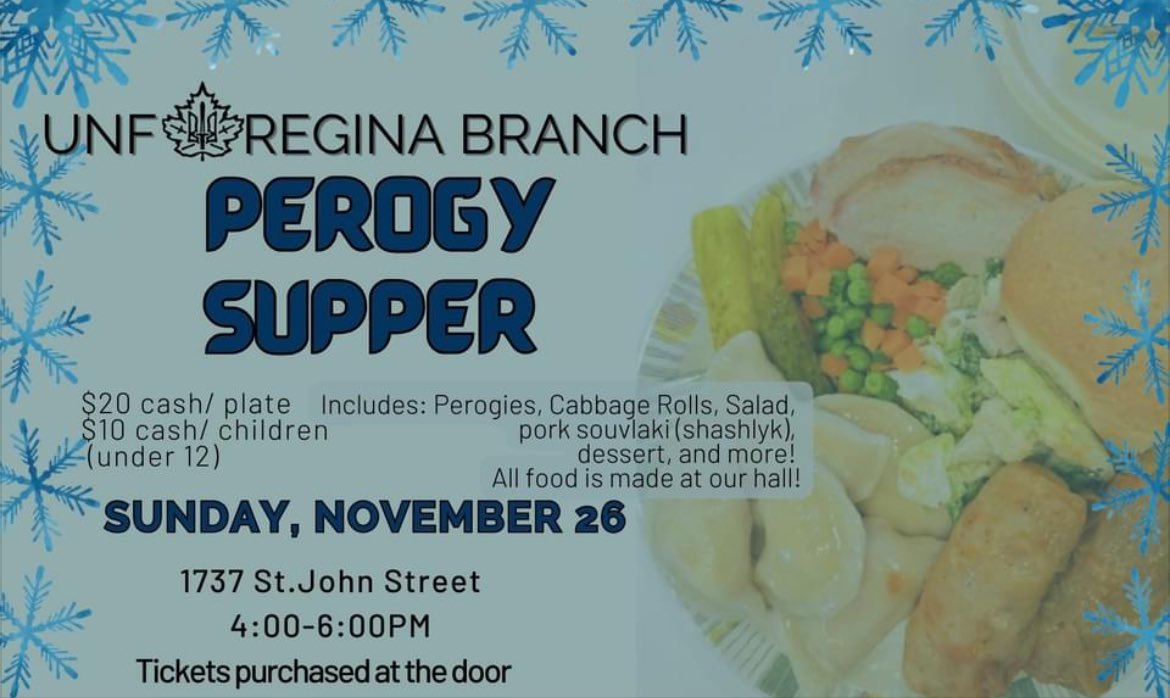 seanmceachern's tweet photo. If you are looking for supper ideas tonight, come to the Ukrainian National Federation hall (1737 St. John Street) 4-6 pm for cabbage rolls, perogies, shashlyk and so much more. https://t.co/vTBNbqn5lc