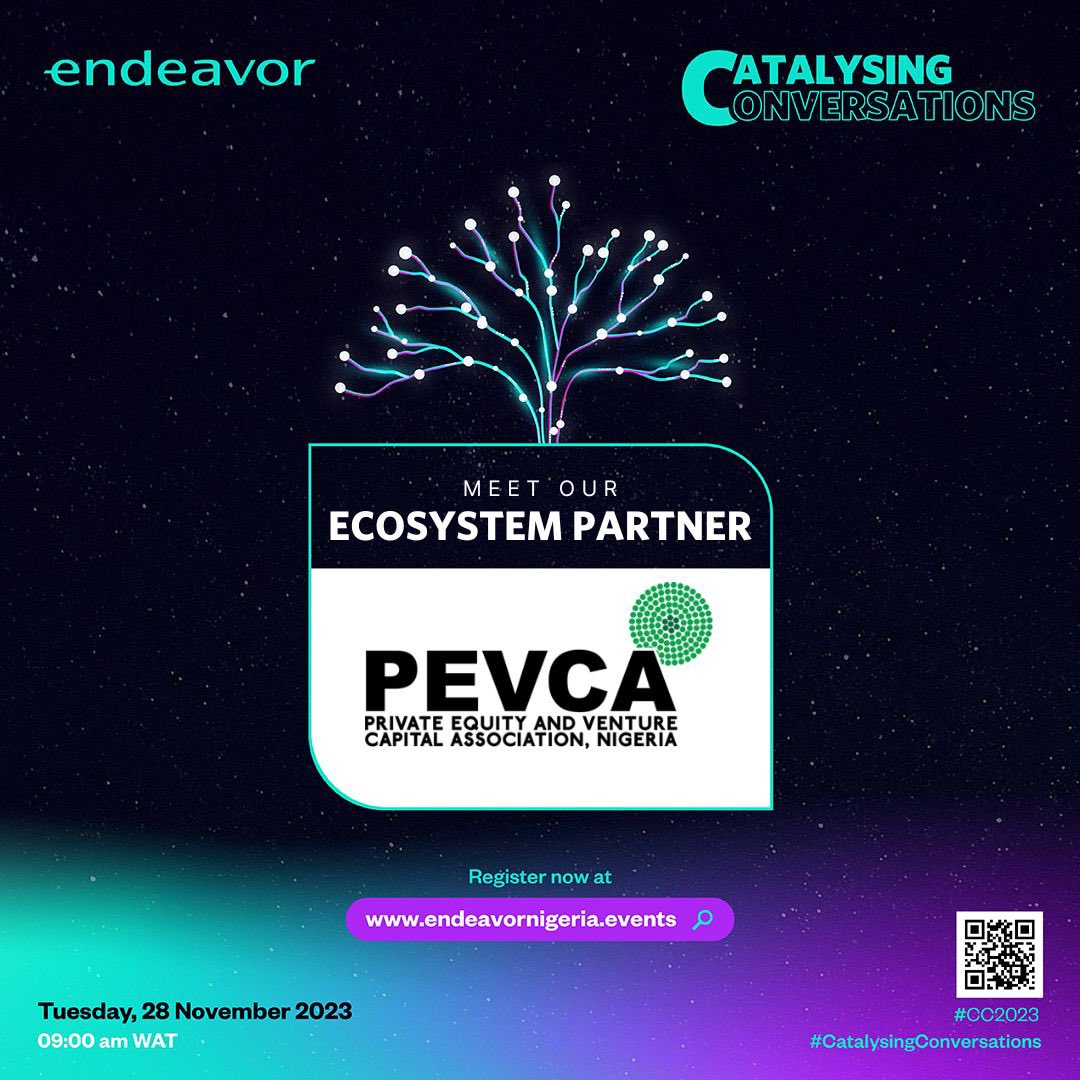 EndeavorNigeria's tweet image. Happy to announce our Ecosystem Partners for #catalysingchangeweek2023 🎉🎉

Google For Startups (@googleforstartups) and Microtraction (@microtraction) and
PEVCA are our ecosystem partners for this year’s event. 

Register at endeavornigeria.events
