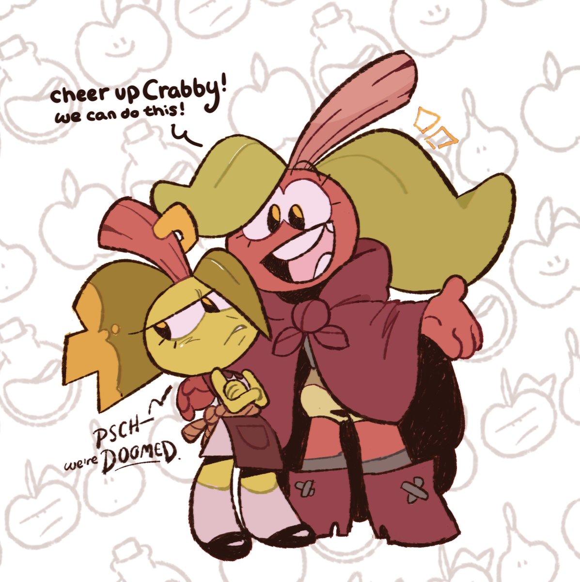 Cheer up!!! Missed drawing these apples