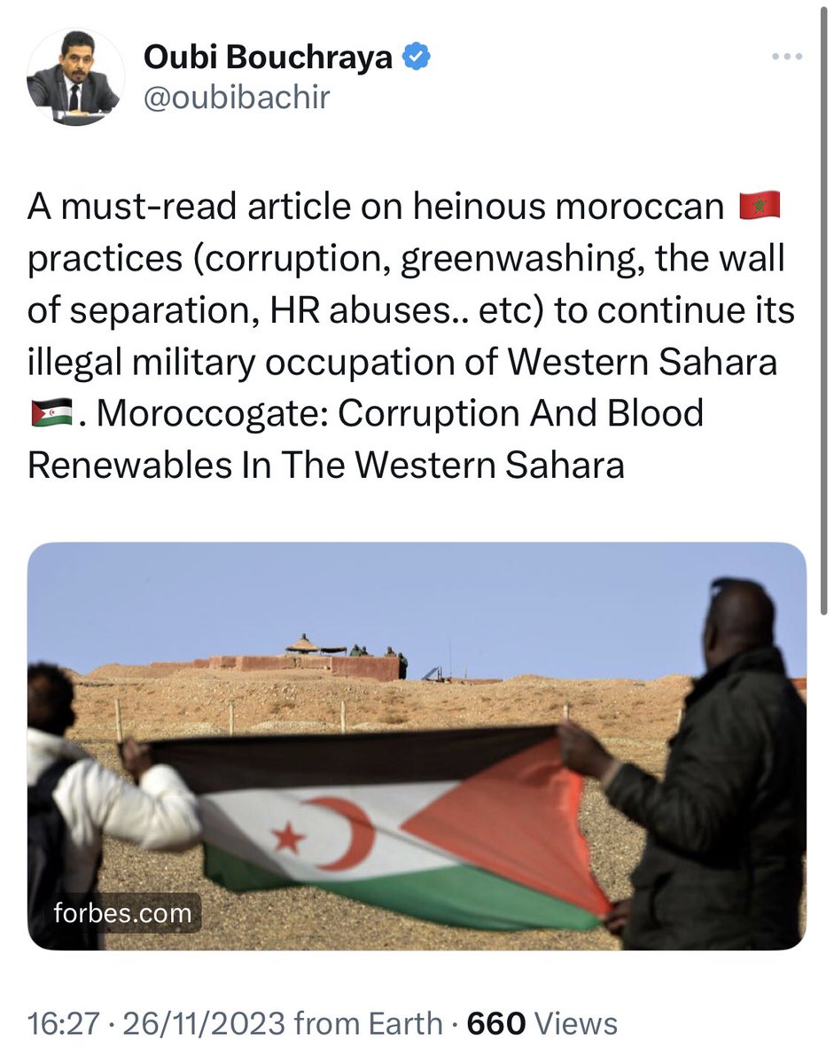 BreikaBeiba's tweet photo. 👇The “bank” of #AlgeriaGate i.e the corruption scandal of #WesternSahara InterGroup @ #EuropeanParliament dares to attack #Morocco while he was exfiltrated from #Brussels to anticipate Justice investigation on #AlgérieGate.
#SaharaOccidental
#eu23 #eupol #europe #CJEU #CJUE https://t.co/8leccoDvve