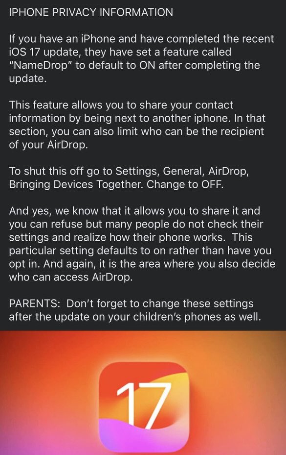 lMAGINEHERRON's tweet photo. ‼️READ THIS IF YOU HAVE AN IPHONE‼️

my friend sent this to me and it’s real! be sure to spread this information around so that everyone is aware of this. https://t.co/1gGQhU0gic