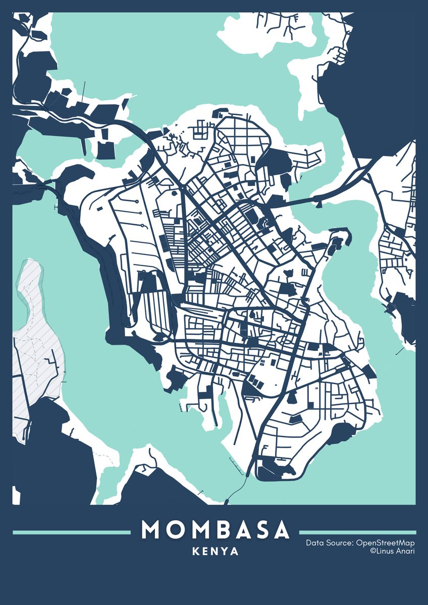 Linus Anari (@linusanari_) on Twitter photo #30DayMapChallenge - DAY26: ๐๐ข๐ง๐ข๐ฆ๐๐ฅ
To the simplest of art - my first and prob all-time fav minimalistic map; Mombasa City, Kenya!
๐๐๐ญ๐ ๐ฌ๐จ๐ฎ๐ซ๐๐: OpenStreetMap
#gis #datascience #maps #geospatialdata #datavisualization #dataviz #spatialdata #geospatial #30DayMapChallenge - DAY26: ๐๐ข๐ง๐ข๐ฆ๐๐ฅ
To the simplest of art - my first and prob all-time fav minimalistic map; Mombasa City, Kenya!
๐๐๐ญ๐ ๐ฌ๐จ๐ฎ๐ซ๐๐: OpenStreetMap
#gis #datascience #maps #geospatialdata #datavisualization #dataviz #spatialdata #geospatial