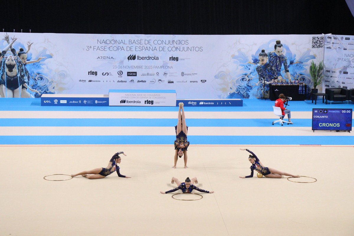 CronosMurcia's tweet photo. Cerramos nuestra participación en #GRPamplona23 con el 8º puesto logrado por nuestro conjunto de Primera Categoría hoy. Sois unas luchadoras, vamos a por todas en Valladolid. 💪🏼💪🏼
#ClubCronos #Orgullocronero #Murcia https://t.co/IvrWcZxKJ8