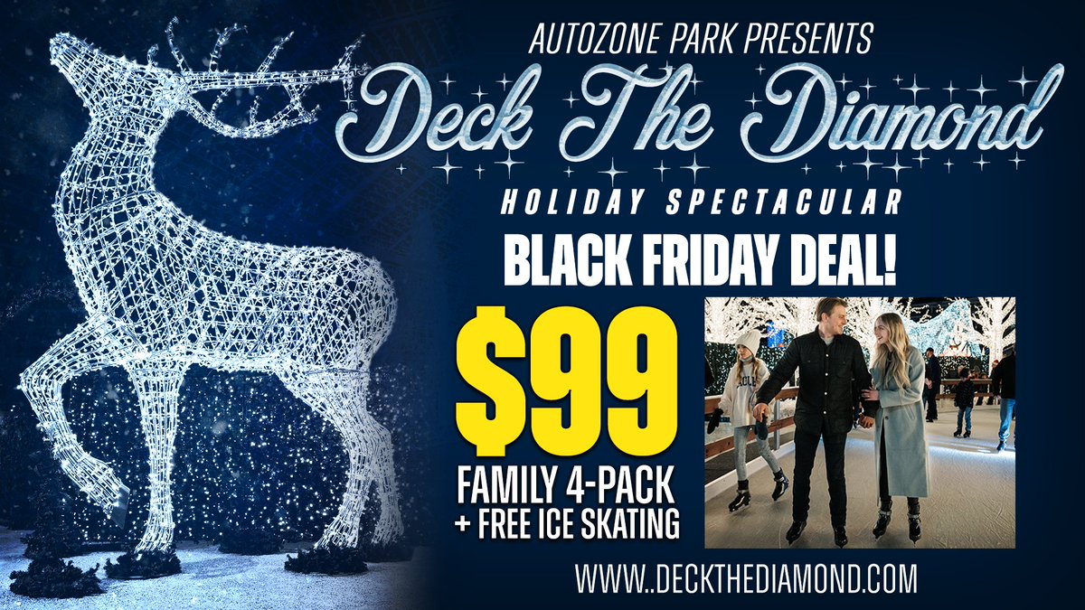 memphisredbirds's tweet photo. Our Black Friday/Cyber Monday Sale ends tomorrow, ACT FAST!

⛸️ FREE ice skating for a family 4-pack: https://t.co/Sx3cDTWPGO https://t.co/lhIqr1Tx9c