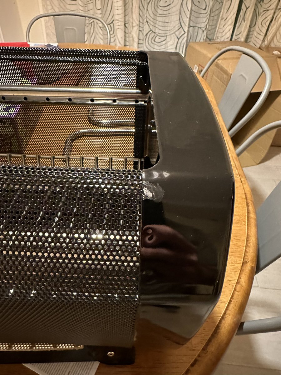 scortini's tweet photo. @biolitestove I have been told by customer support that the following pictures show acceptable levels of defect in a just received brand-new product. That does not seem accurate. Can I please get some assistance with either a partial refund or swap? Zendesk number 62462 https://t.co/o6cjDeJWBr