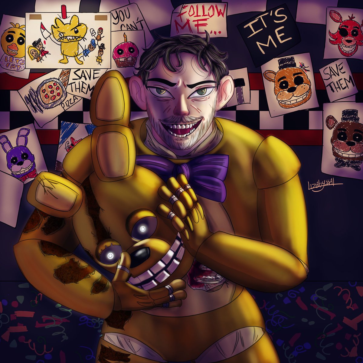Lizabyssal's tweet photo. I always come back
#fanart #fivenightsatfreddys #matthewlillard #williamafton #williamaftonfnaf #springbonnie #springtrap #yellowrabbit #springlooks #fnaf #fnafmovie #fivenightsatfreddysfanart #fivenightsatfreddysmovie #fnaffanart #freddyfazbear #bonniefnaf #chicafnaf #foxyfnaf https://t.co/N9peIktJld