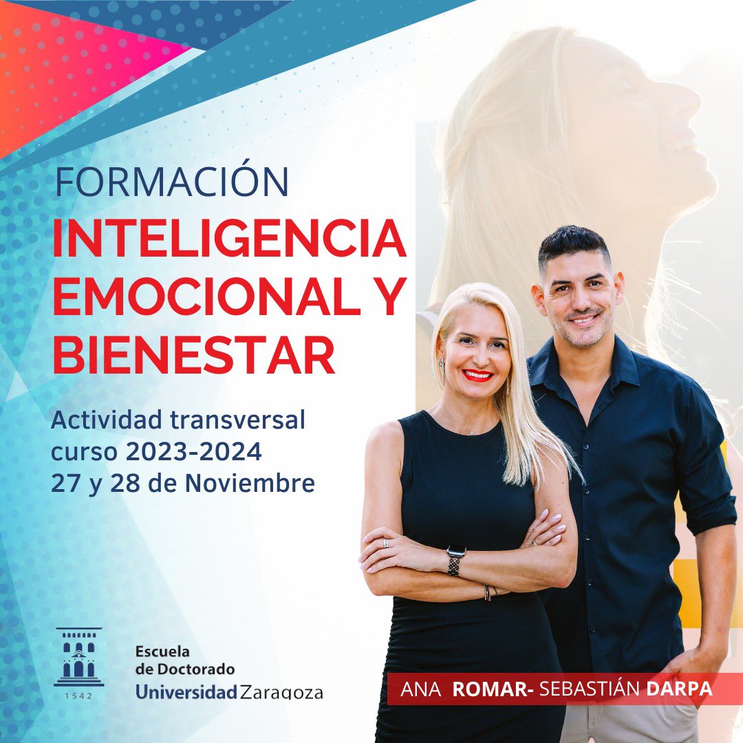 Mañana comenzamos formación en @escueladoctoradouz @FacultadEducaUZ <a href="/unizar/">Universidad Zaragoza</a> 
Participarán profesionales de la medicina, física, derecho, bioquímica, psicología, ciencias de la salud y el deporte,empresariales, educación…
#creoenlaspersonas #anaromar_softskills #liderskills