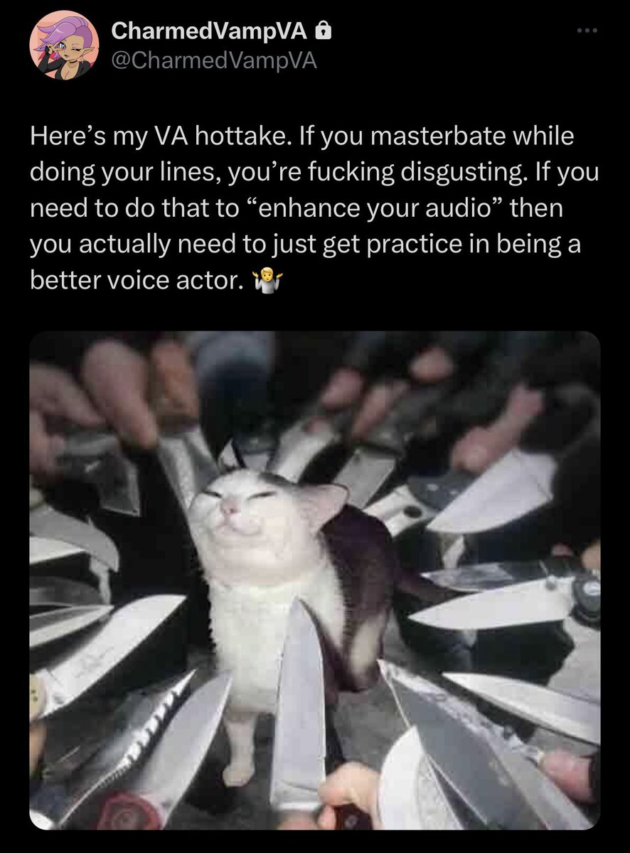 Seren_Eros's tweet image. Nah you don’t get to private your trash takes and degrade other VAs without consequences. 

Take your self-righteous bullshit somewhere else. The only disgusting person here is you. May I suggest practicing being less of a bitch? 😘