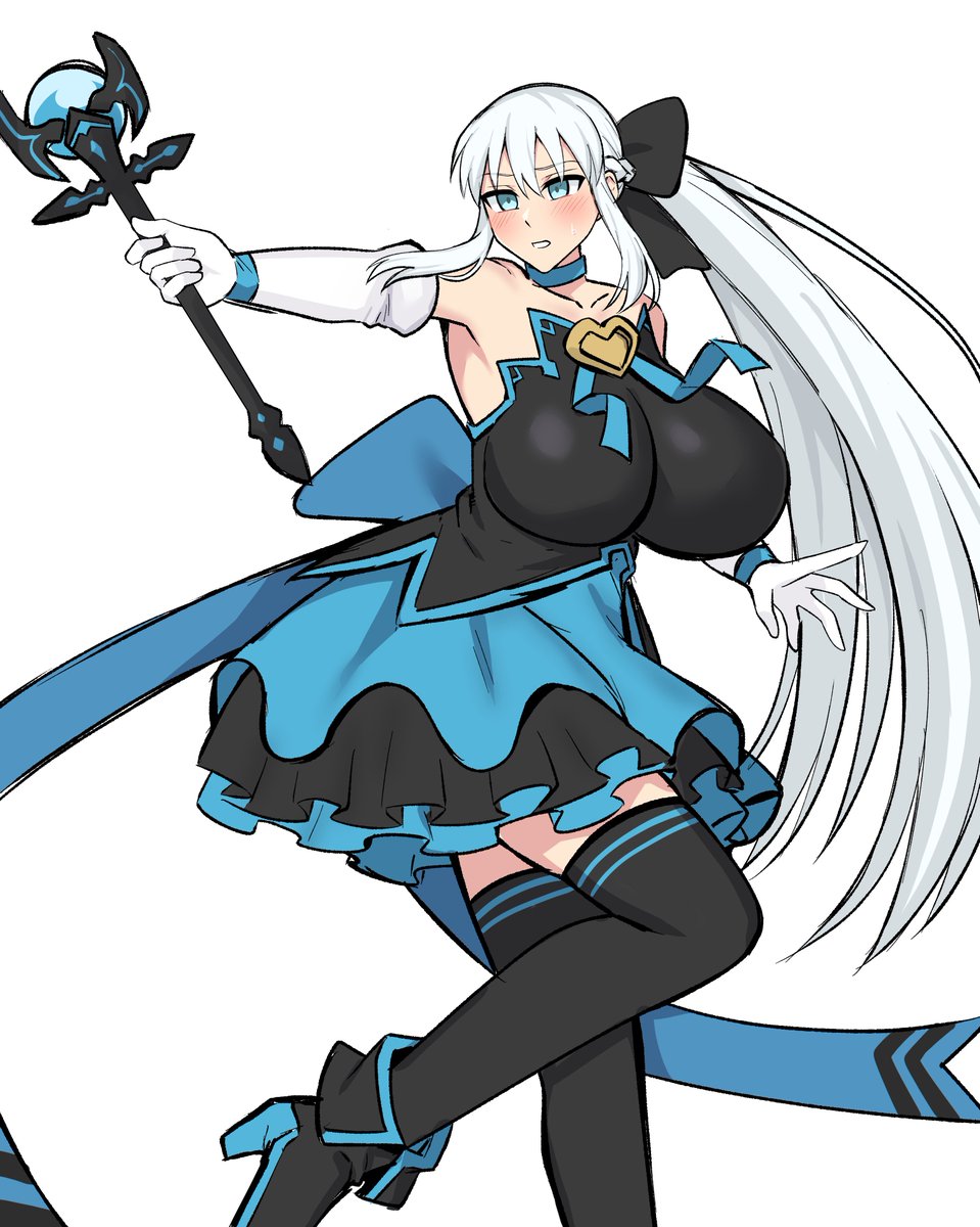 「魔法少女…
プ、プリティ☆モルガン、参上…!」 