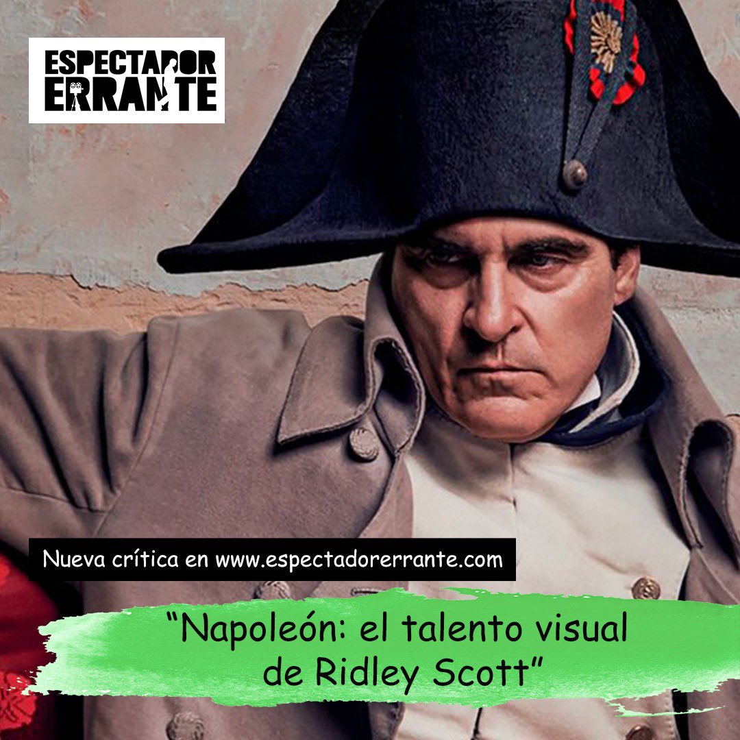 Con 85 años el cineasta detrás de Alien y Blade Runner continúa deleitándonos con Napoleón. Sin duda, una película que conecta de alguna forma con Los Duelistas, su ópera prima. Crítica "Napoleón: el talento visual de Ridley Scott" en el link acortar.link/nMaVCz