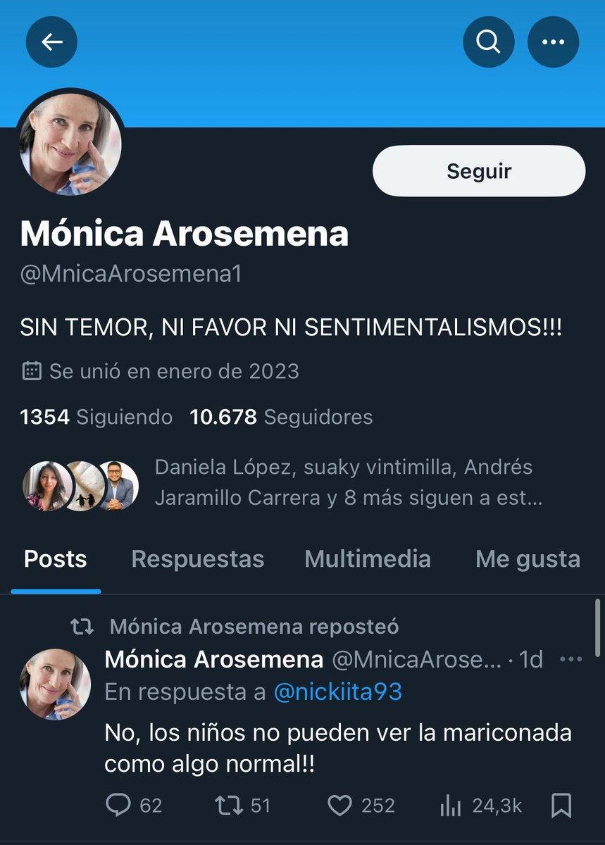 nosoytanguapo's tweet photo. Chiques, y público sensible:
Una gran denuncia a esta cuenta que infunde odio, se agradece.
#stophomofobia https://t.co/gcEqKIo7FB