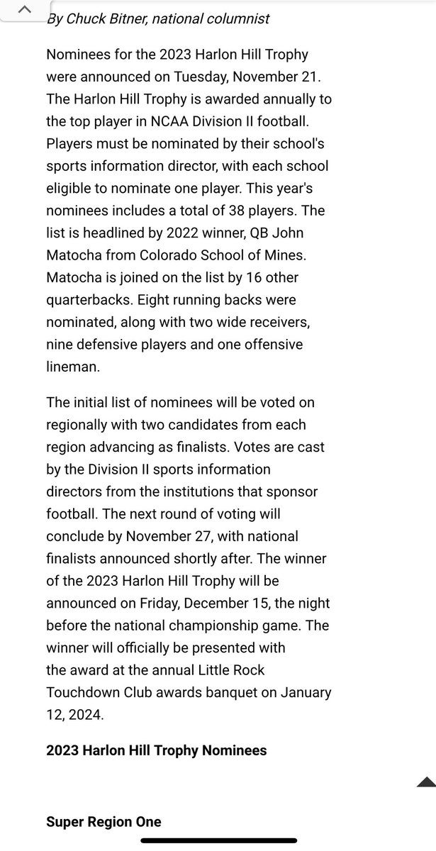 salupoli22's tweet photo. Extremely grateful to be nominated for the Harlon Hill Trophy! https://t.co/751VPMD10d