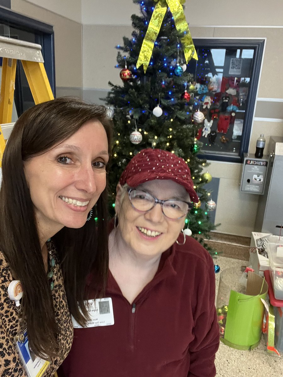 We are ready for the holiday season at Lone Star! We have the most dedicated decorator 🎄🤶