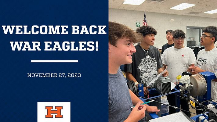 Welcome Back! We Can’t Wait To See Our Students On Monday!