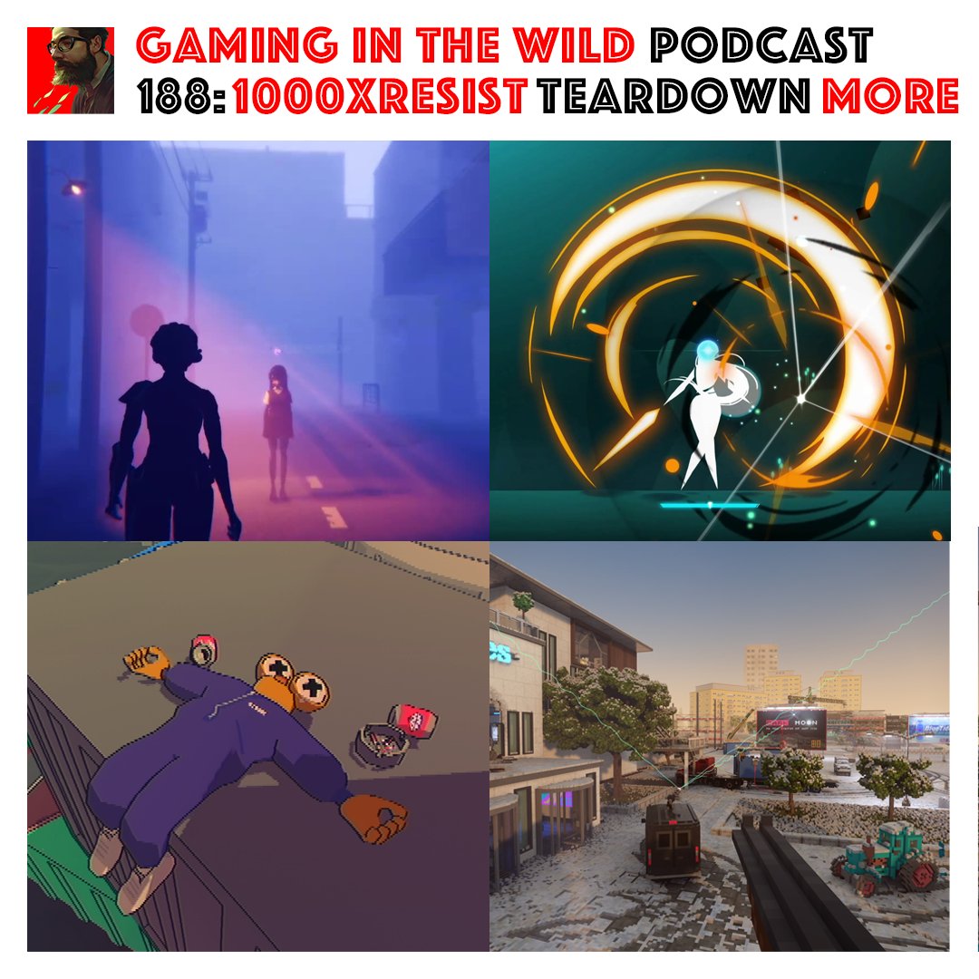 gaminginthewild's tweet photo. ✨New pod!✨
This week's (delayed) episode is a lil roundup of some demos & new releases, including #Teardown, #Coralsland, #SludgeLife2, #1000xRESIST, and #Worldless.
Check it out in your fave pod-listening place, or find the links at https://t.co/MqYVBKOQLi. RTs appreciated! https://t.co/jl5xVWsiEV