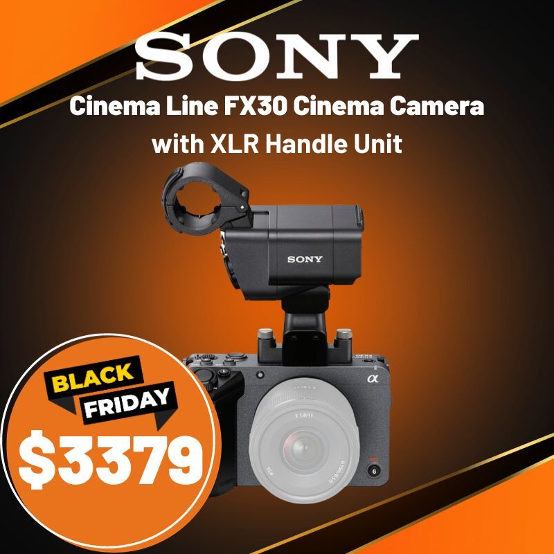 Sony FX30 Digital Cinema Camera with XLR handle unit… - Moment