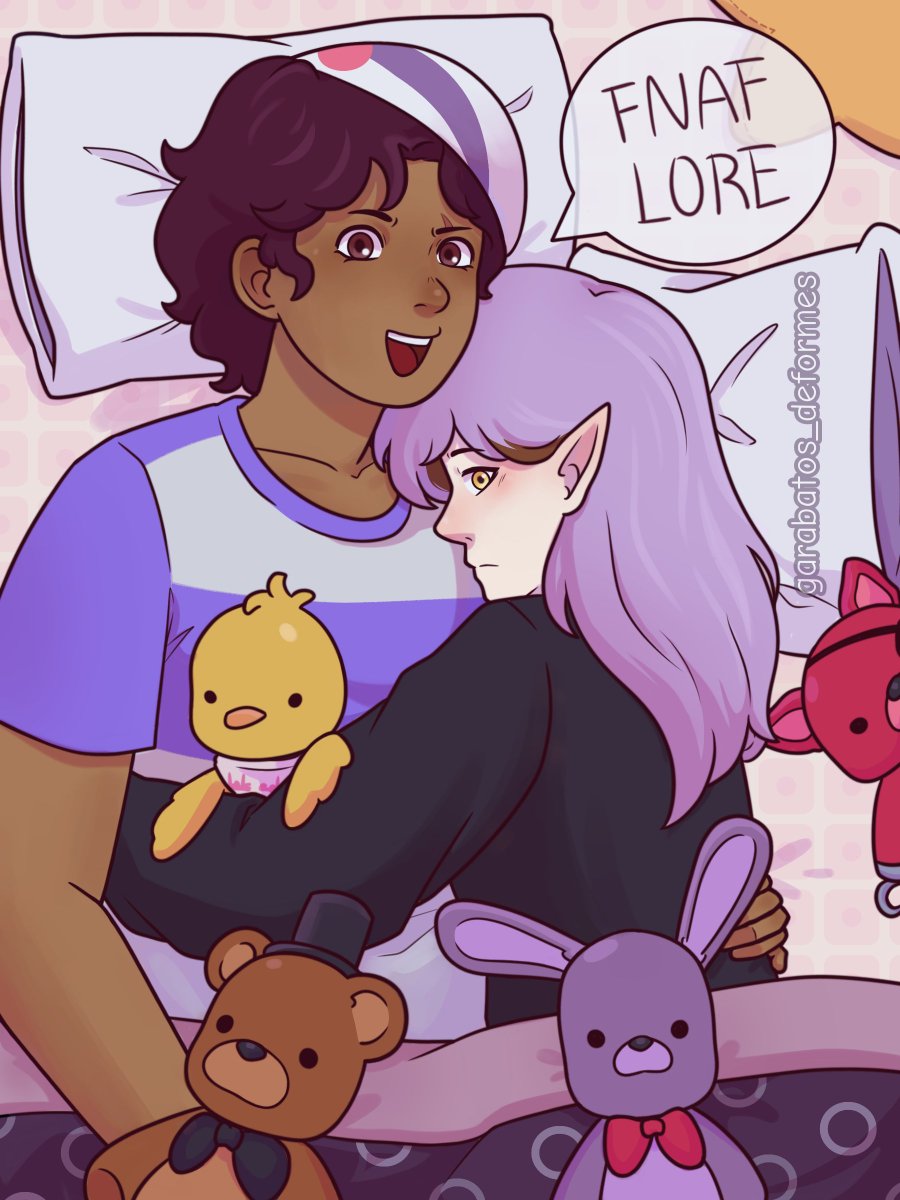 Luz si le sabe al lore de Fnaf. #lumity #toh