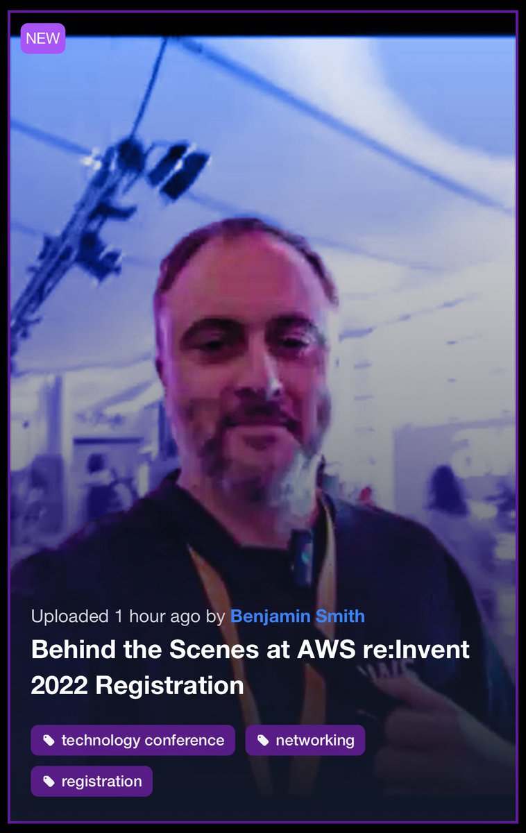 This year at #reInvent 2023, the #serverless DA team is bringing you #ServerlessVideo, take a moment and check it out, find one of us and create a video! video.serverlessland.com