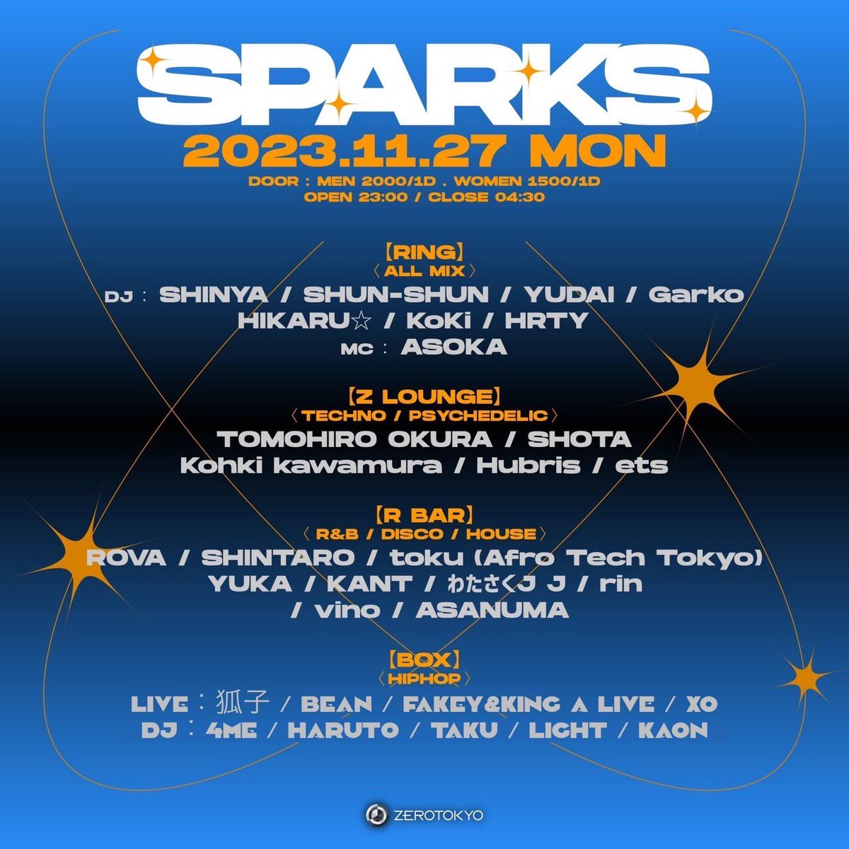 coco_foxx_ymt's tweet image. 🔥本日Open23時〜🔥

新宿ZEROTOKYOにてlive✨

近郊の人はぜひ足を運んでみてください！