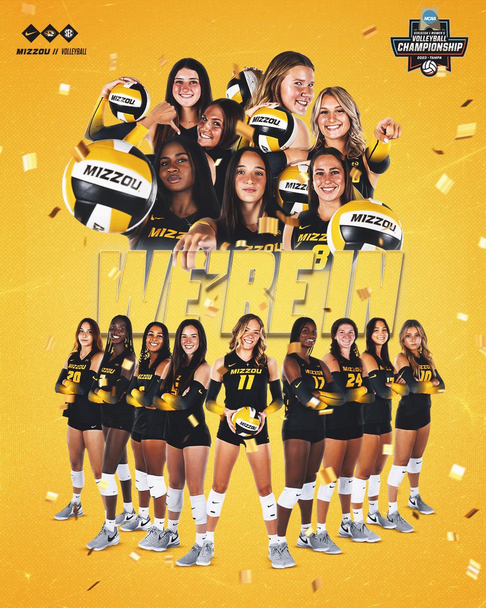 That didn’t take long…

We’re headed to Lincoln, Nebraska, for the First Round of the 2023 <a href="/NCAAVolleyball/">NCAA Women's Volleyball</a> Tournament‼️

#MIZ 🐯🏐