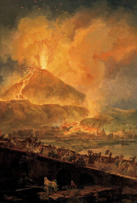 Maccers on Whangaparoa Rd // Pierre-Jacques Volaire, Eruption of Mount Vesuvius, 1777.
(Image : Anaru Hill)
#nzartparallels