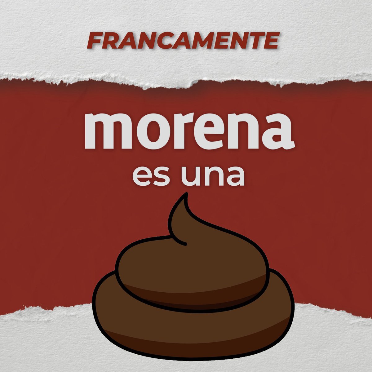 soyelgis's tweet photo. @ryo_hermoso @Teobermea En el 2024 López se va a la #Chingada y su @PartidoMorenaMx a la #Rechingada .
#NiUnVotoAMorena2024 https://t.co/RDAydRScq0