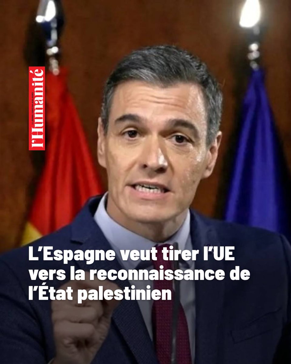 🇵🇸🇪🇸 « Le nombre de Palestiniens tués est vraiment insupportable »
L’Espagne veut tirer l’UE vers la reconnaissance de l’État palestinien.
👉humanite.fr/monde/belgique…
