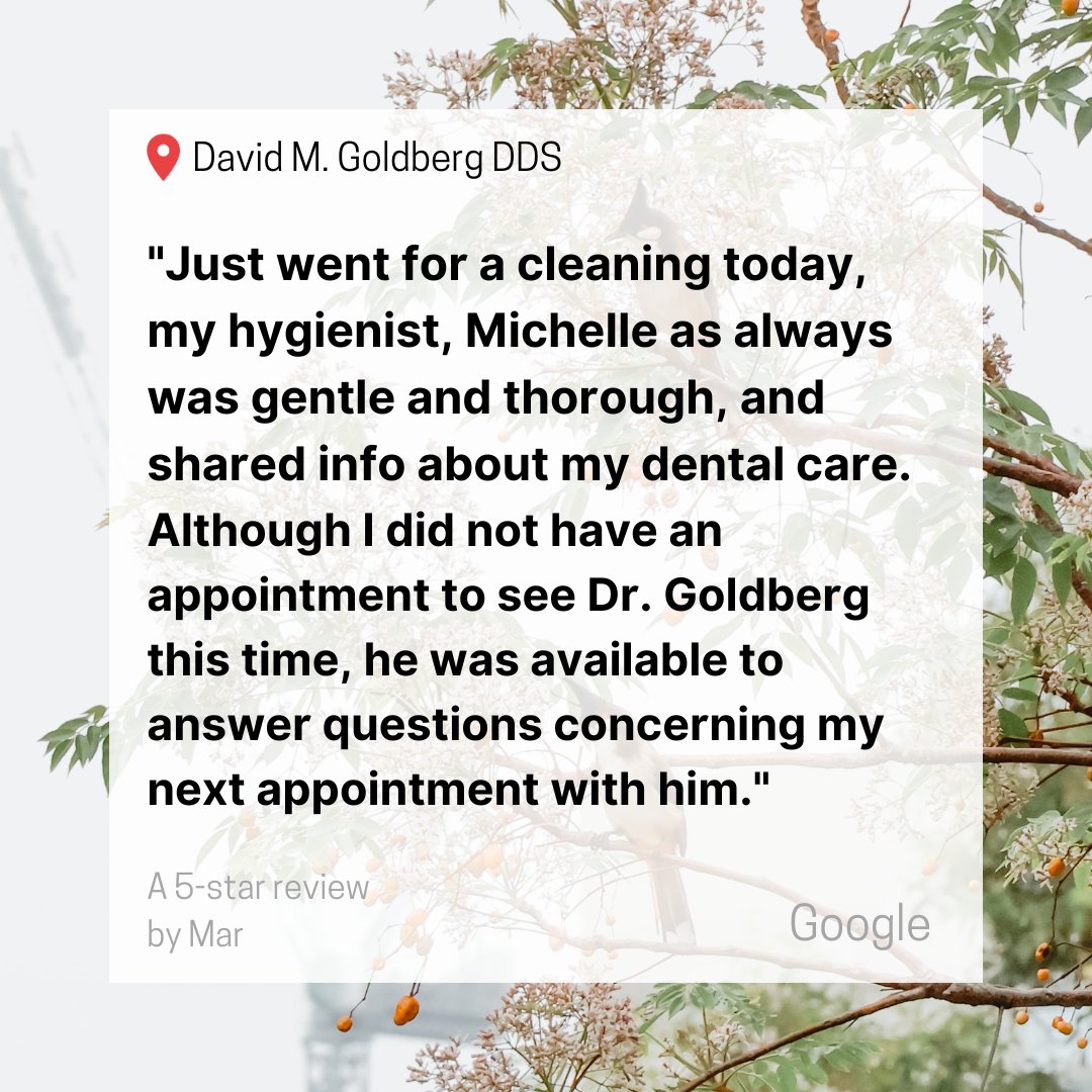 Thank you Mar for such an sweet review. We strive to continuously improve our practice and make sure every patient feels welcomed 🤗

#satisfaction #satisfiedpatient #satisfiedpatients #greatstaff #dentalcare