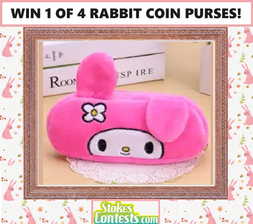 StokesContests's tweet photo. 🔥1 WEEK LEFT!🔥WIN 1 of 4 Rabbit Plush Coin Purses!
ENTER HERE▶️▶️ https://t.co/niYGUv2ZLG Good Luck!🐰
#contest #sweepstakes #competition #free #giveaway #rabbit #coinpurses https://t.co/RtHOImtsH1