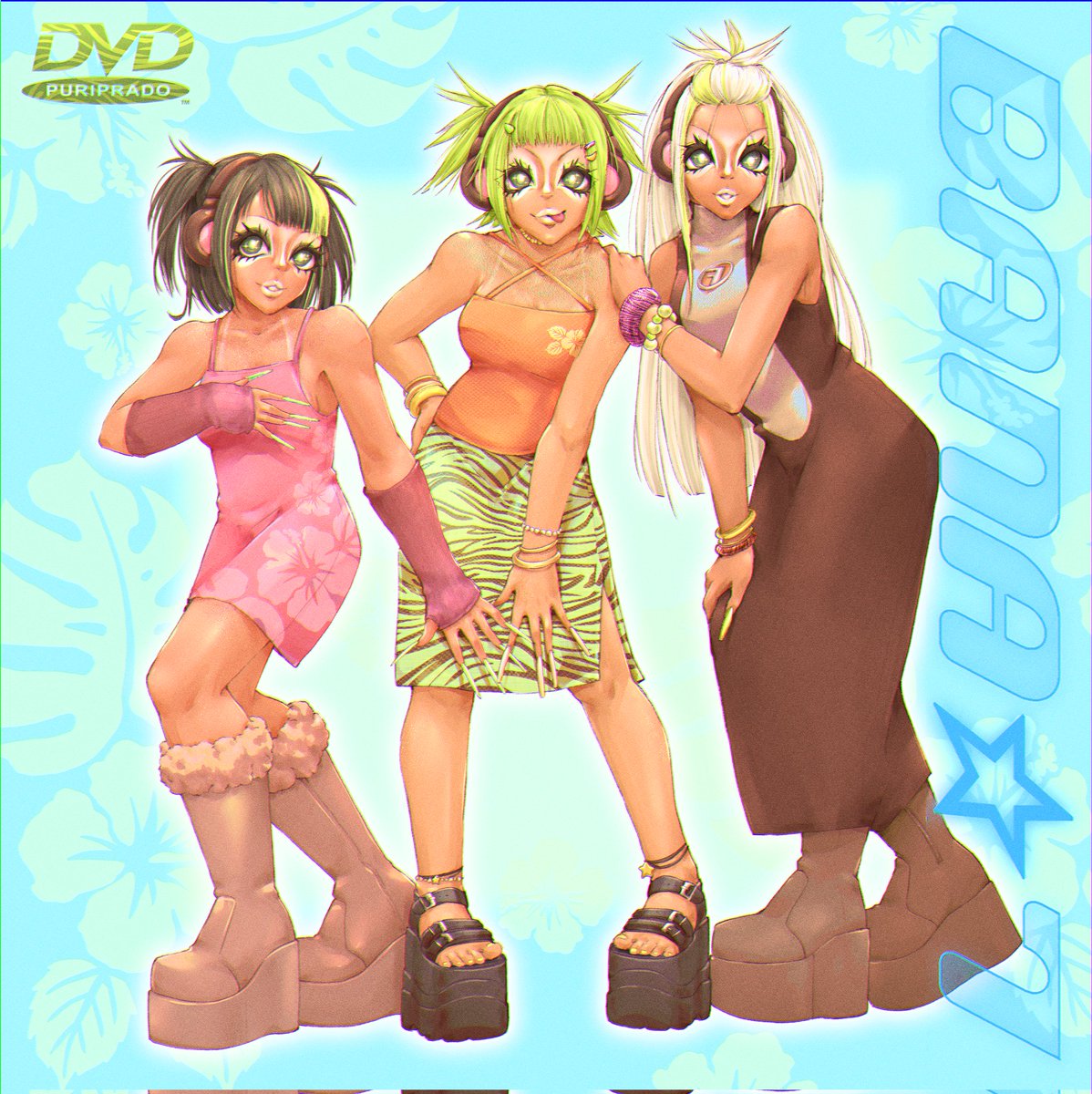 🍊🌴🌊 ~ BANA★7.  🌊🌴🍌

#Gyaru #OC #BANA7 ☆ #ギャル