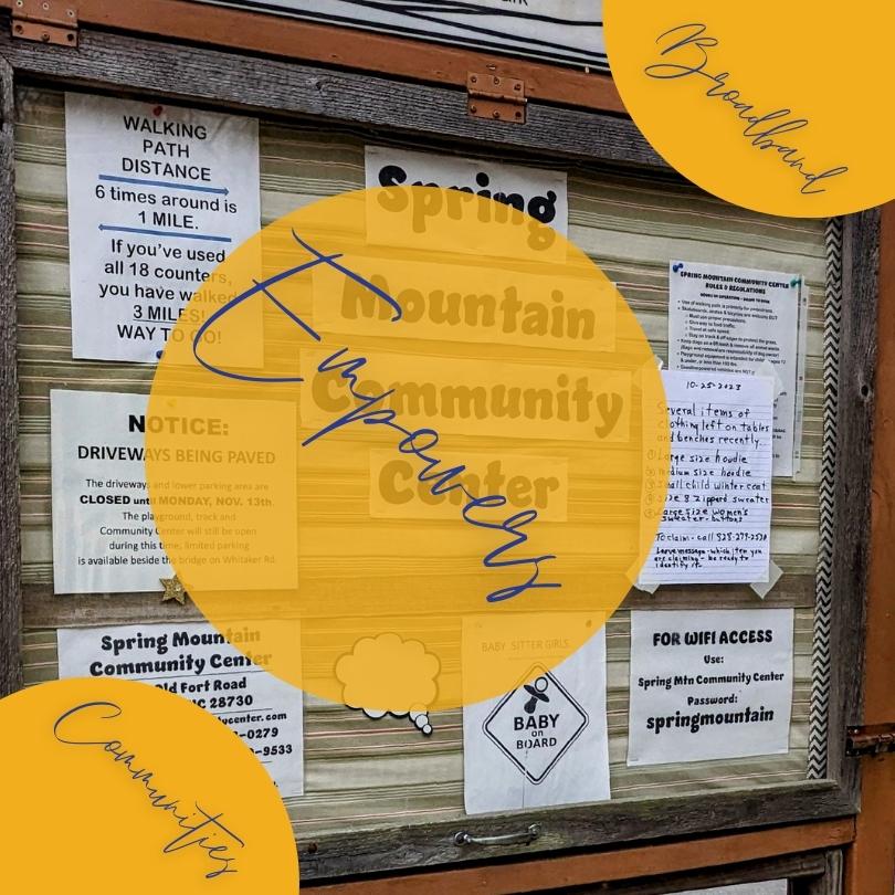 How does broadband empower your local community center?  

What are the benefits for a community center?  

Why is broadband vital?

wncbroadband.org/blog/blog/2023…
