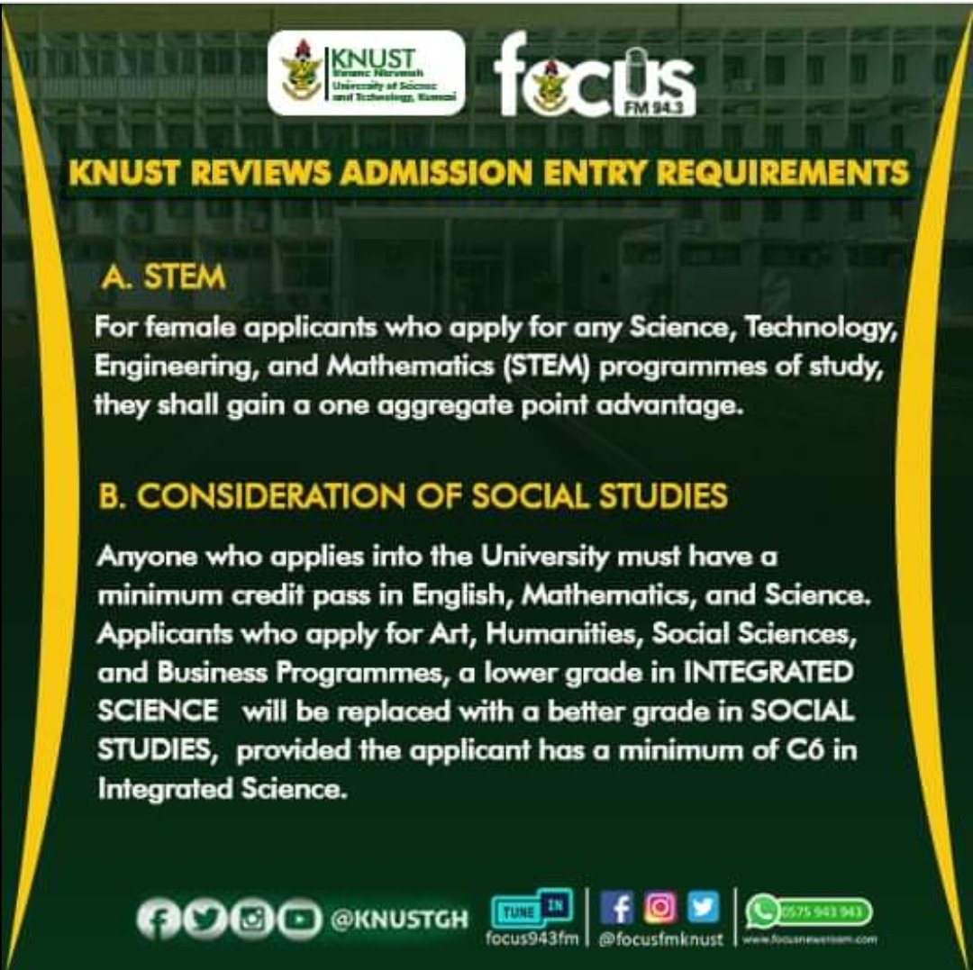 BBSimons's tweet photo. 3/
So, in 25 years, KNUST has expanded enrolment by almost 1500%. In the same period, enrolment at MIT grew from 9880 to 11858, i.e. 20%. Not surprising then that MIT can afford to maintain undergraduate non-STEM majors at ~7% of enrolment. In KNUST, 42% of students are non-STEM. https://t.co/ztvRHltXH2