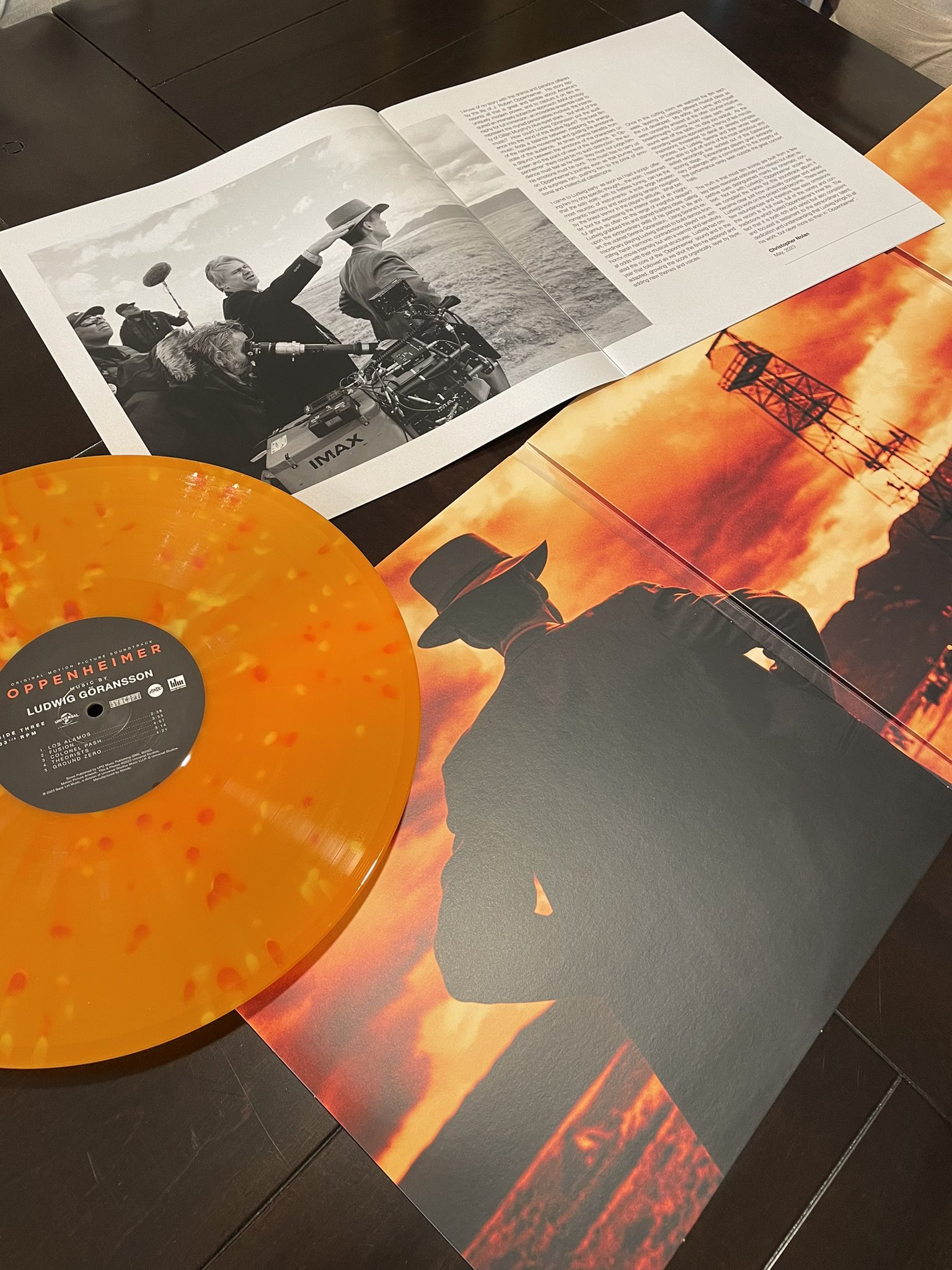 Courtney Howard on X: Though I'd already purchased the @MondoNews vinyl  months ago, it was nice of Universal to send another over in their # Oppenheimer FYC package. Ludwig Göransson's score is 1