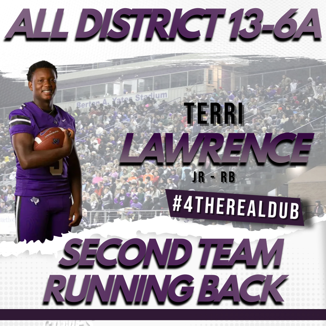 WillisWildkats1's tweet photo. Congratulations @T3rriLawrence 

#4TheREALDub🤍💜 https://t.co/8opRbuidZH