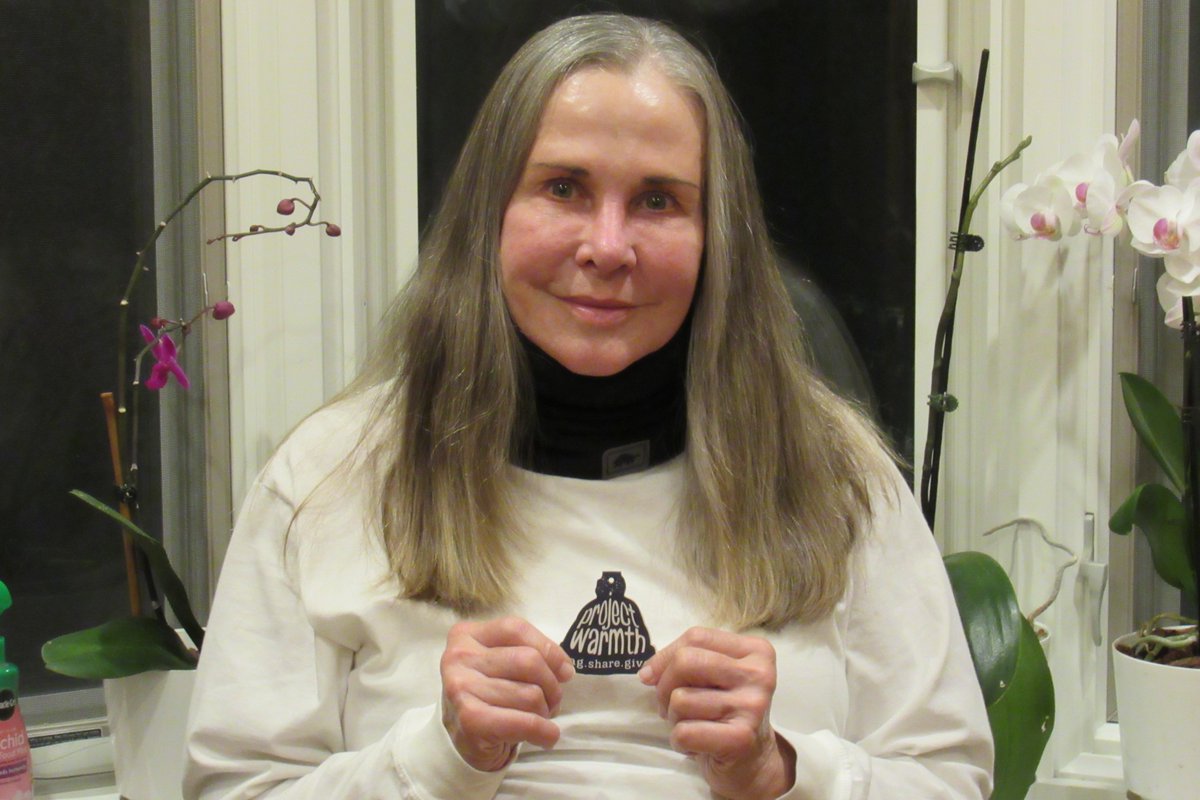 TabakaChris's tweet photo. I love my new @turtlefur  neck gaiter.  Not only is it made from recycled plastic bottles, it is so warm and soft. If you post a photo wearing one of their products and tag them, they donate to someone in need. Thank you #projectwarmth @turtlefur 
https://t.co/1FGEs8G0LG https://t.co/tDmZhFkxG7