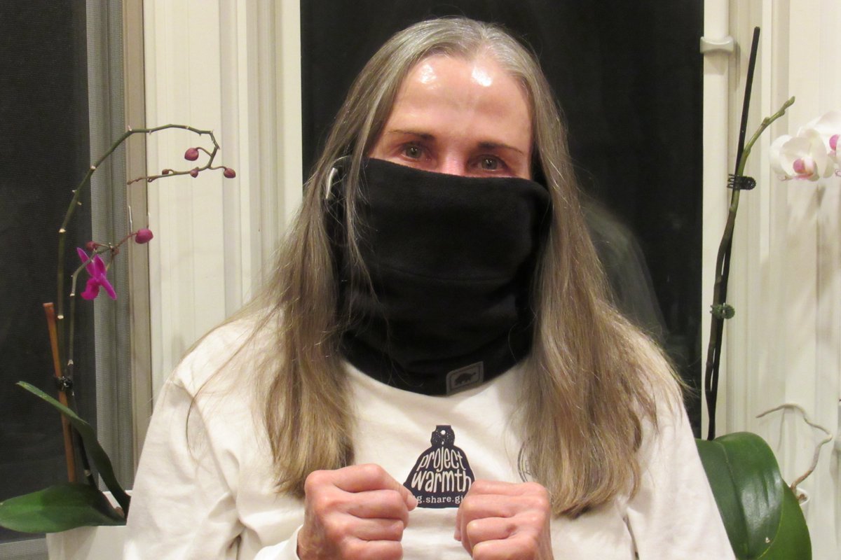 TabakaChris's tweet photo. I love my new @turtlefur  neck gaiter.  Not only is it made from recycled plastic bottles, it is so warm and soft. If you post a photo wearing one of their products and tag them, they donate to someone in need. Thank you #projectwarmth @turtlefur 
https://t.co/1FGEs8G0LG https://t.co/tDmZhFkxG7